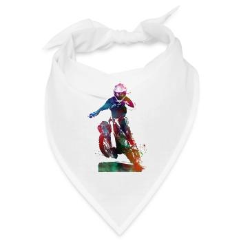 Motorsport #motor #sport - Bandana - Weiß - Vorne