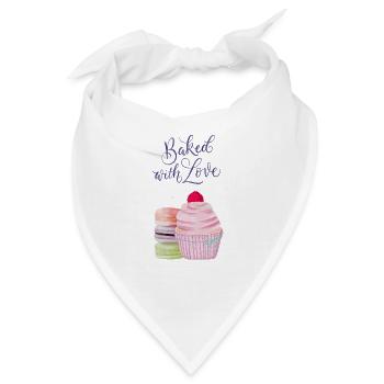 Süßes für dich - Bandana - Weiß - Vorne