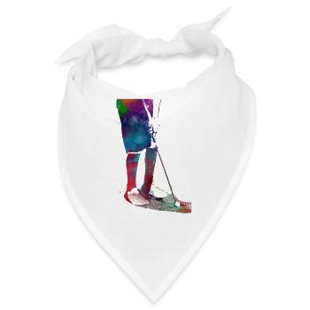 Golfspieler Sport #golf #sport - Bandana - Weiß - Vorne