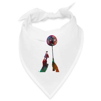 Badmintonsport #badminton - Bandana - Weiß - Vorne