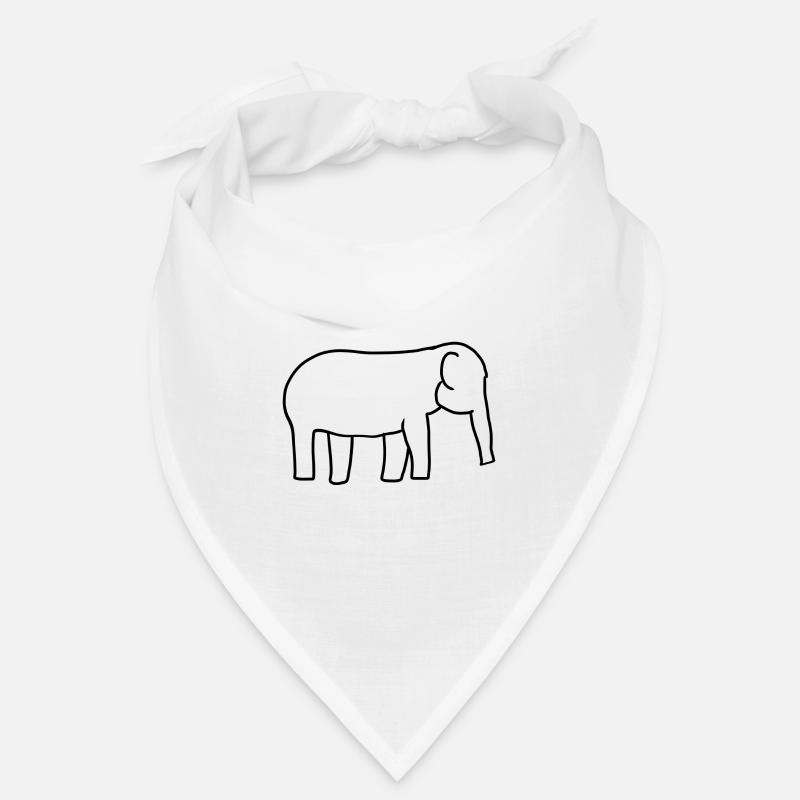Icône d’animal éléphant Bandana