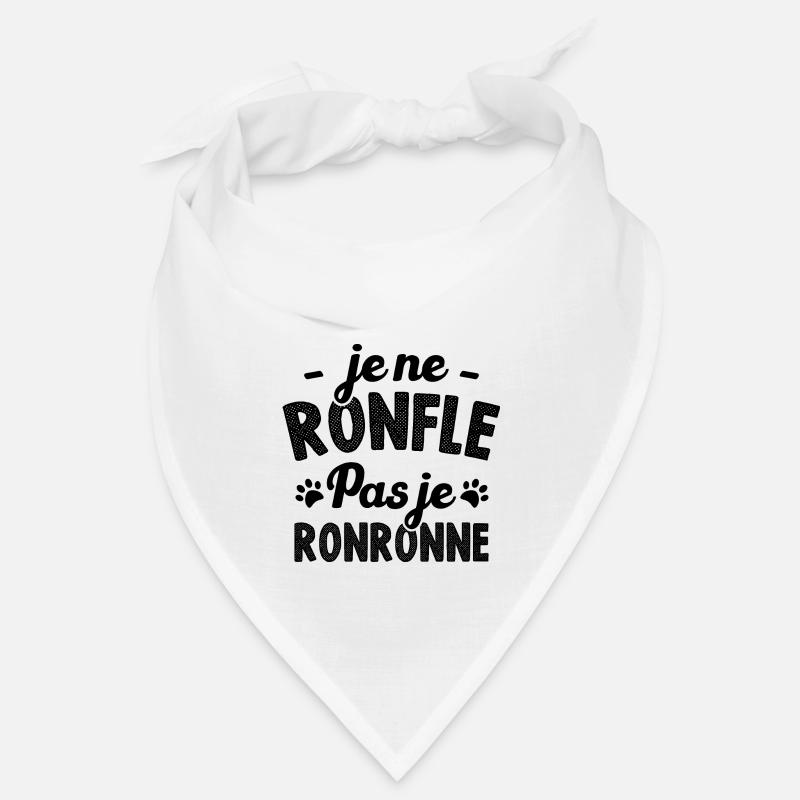Je ne ronfle pas je ronronne Bandana