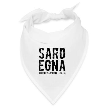 Insel Sardinien, Italien, Mittelmeer - Bandana - Weiß - Vorne