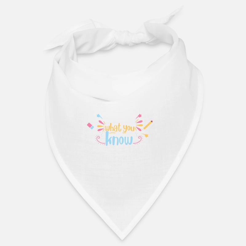 Jour de test Montrez ce que vous savez Enseignant de jour de test Bandana