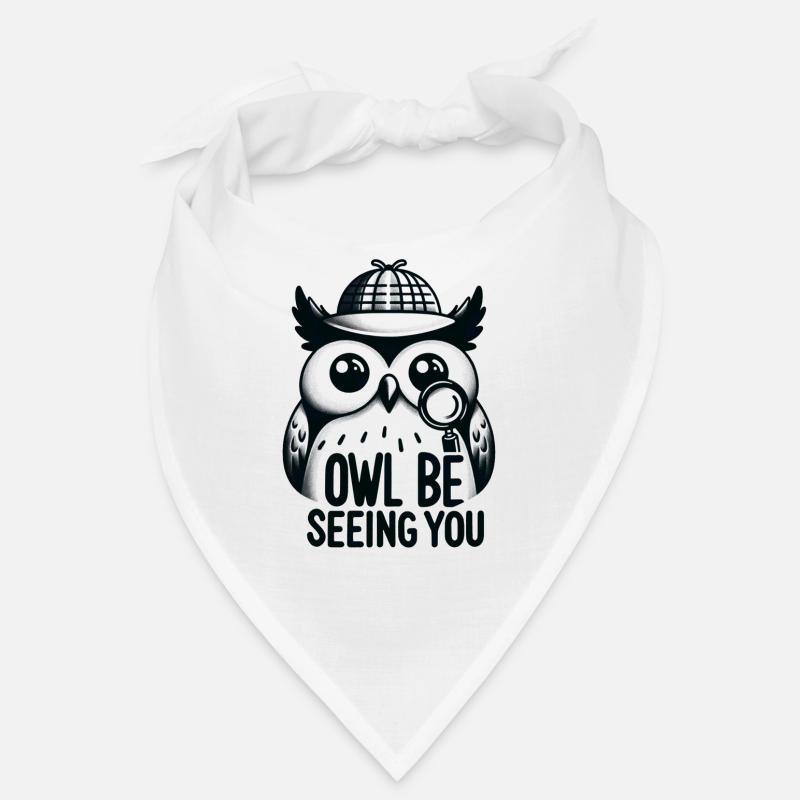 Hibou qui vous voit Bandana