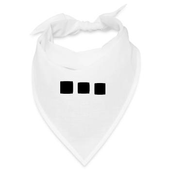 Quadrat viereck formen - Bandana - Weiß - Vorne