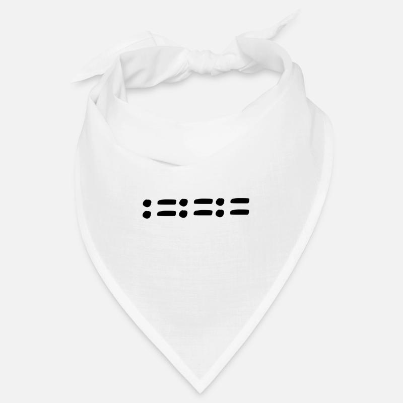 Line Dots Point Shapes Pattern Bandana