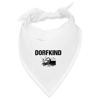 Dorfkind Bauernhof Landleben Dorf - Bandana - Weiß - Vorne
