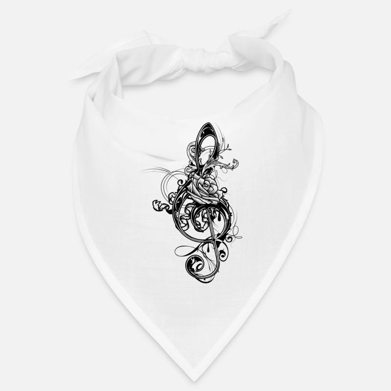 treble clef Bandana