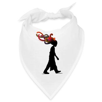 Träumer - Bandana - Weiß - Vorne
