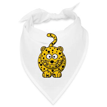 Leopard - Bandana - Weiß - Vorne