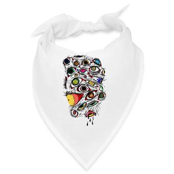 Amass der Klarheit - Bandana - Weiß - Vorne