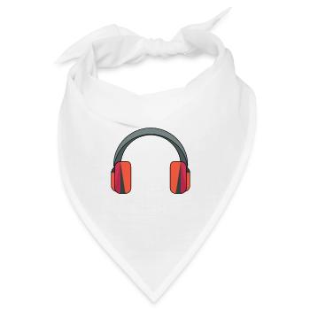 Headset - Bandana - Weiß - Vorne