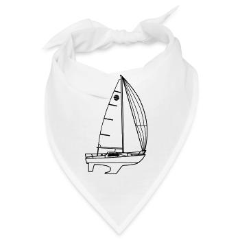 Sunbeam 22 Riss - Bandana - Weiß - Vorne