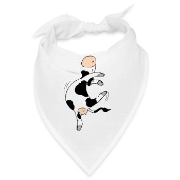 Mooviestars - Ballet Cow - Bandana - Weiß - Vorne