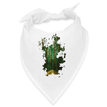 Wald - Bandana - Weiß - Vorne