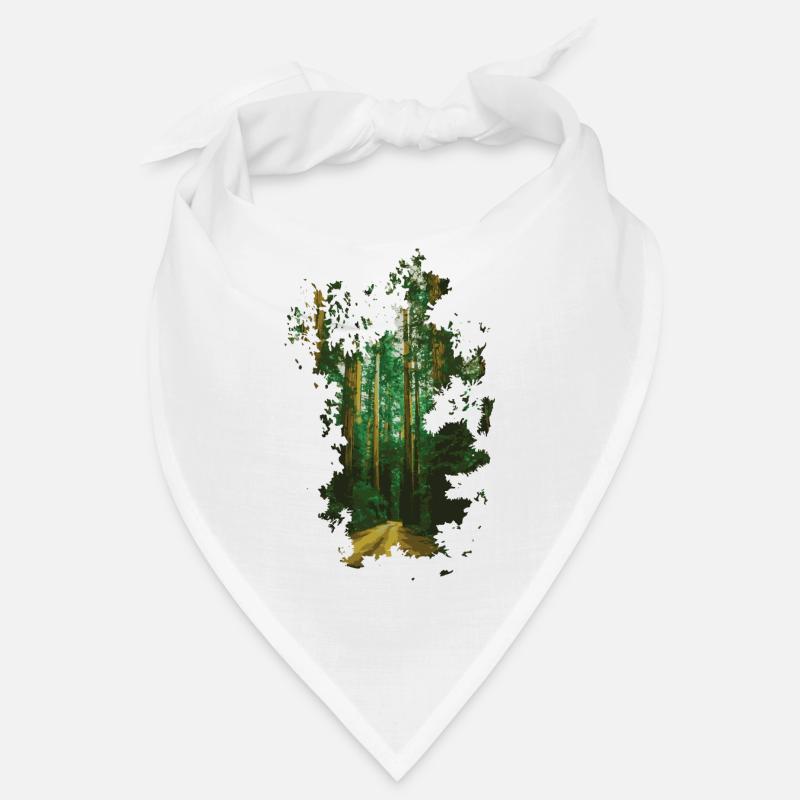 Forêt - Bandana - blanc