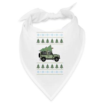 Verteidiger 90 - Weihnachtsbaum - Bandana - Weiß - Vorne
