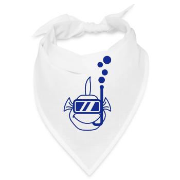 Snorkeling Fish - Bandana - Weiß - Vorne