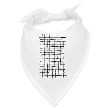 Gitter - Bandana - Weiß - Vorne