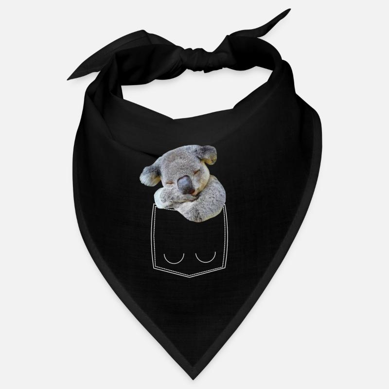 Koala Bär in Brusttasche Hemdtasche Bandana