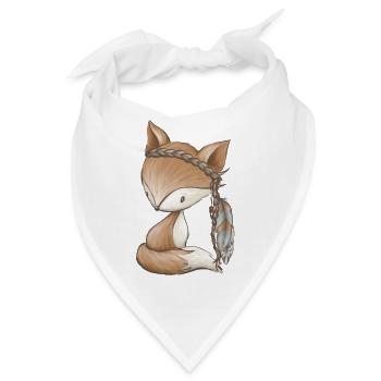 Fuchs - Boho - Bandana - Weiß - Vorne