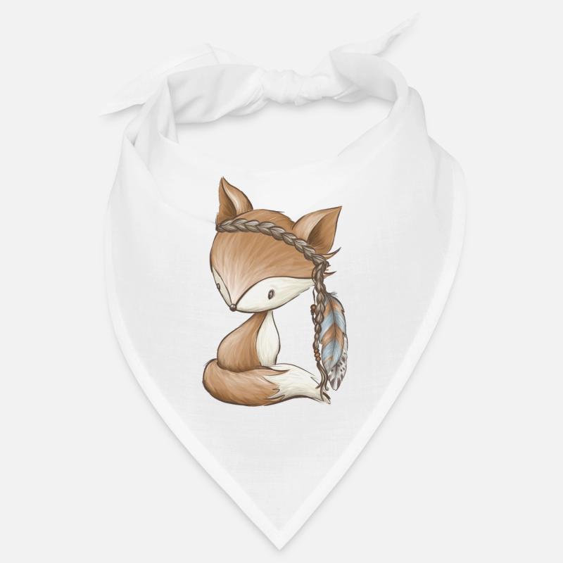 Fuchs - Boho - Bandana - Weiß