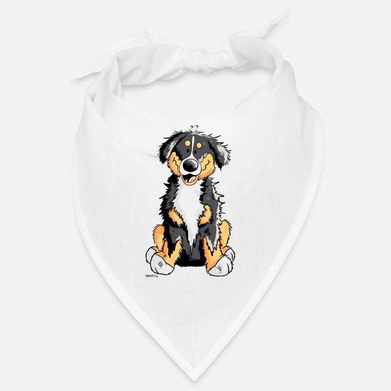 Bouvier Bernois - Bandana - blanc