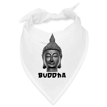 Buddha Buddhismus Buddhist spirituell - Bandana - Weiß - Vorne