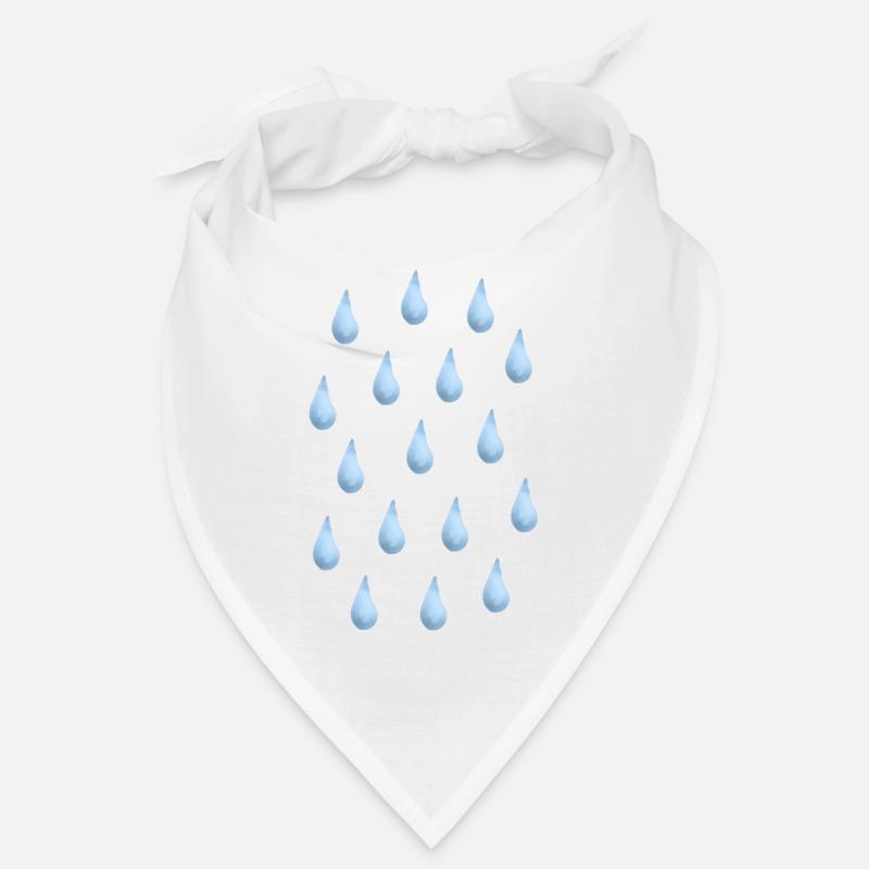 Rain Raindrops Bandana