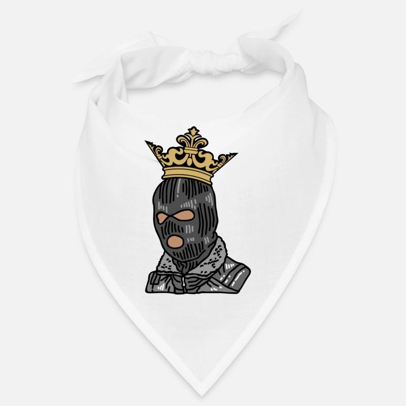 Monarque Masqué Graff Couture - Bandana - blanc