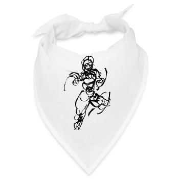Figur Skizze - Bandana - Weiß - Vorne