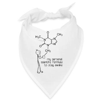 WISSENSCHAFT, UM WACH ZU BLEIBEN - Bandana - Weiß - Vorne
