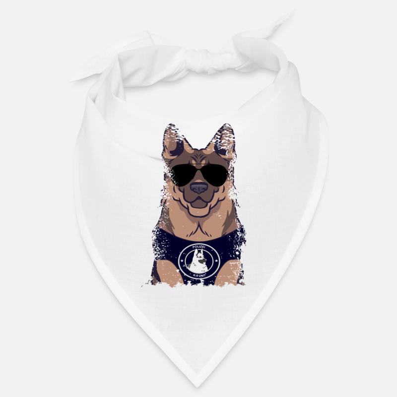 Polizeihund Deutscher Schäferhund Bandana