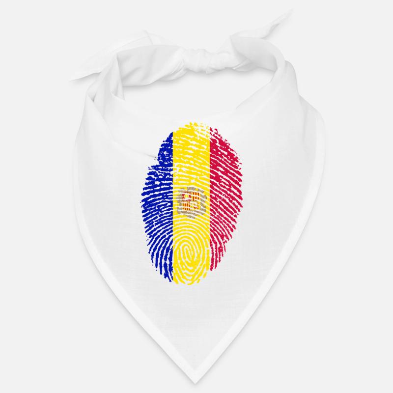 Drapeau d’Andorre Bandana