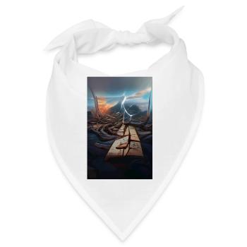End of the world - Bandana - Weiß - Vorne