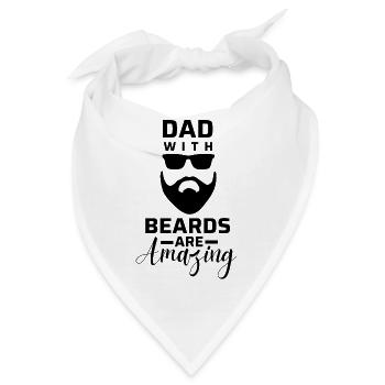 Papa mit Bärten sind unglaublich. - Bandana - Weiß - Vorne