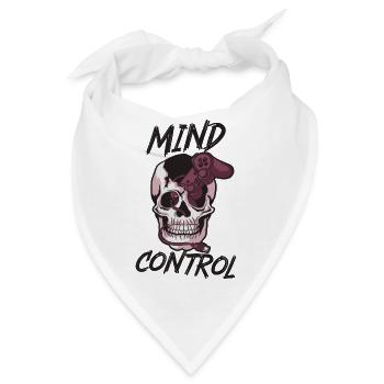 Mind Control Gaming-Design - Bandana - Weiß - Vorne