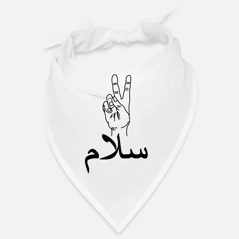 Paix arabe geste de la main paix Bandana