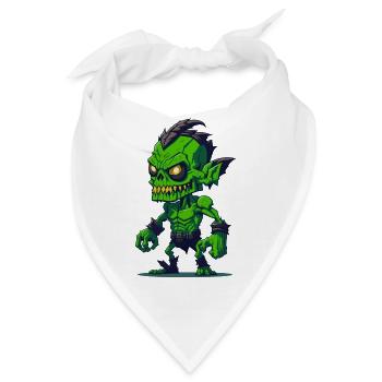 Zombie - Bandana - Weiß - Vorne