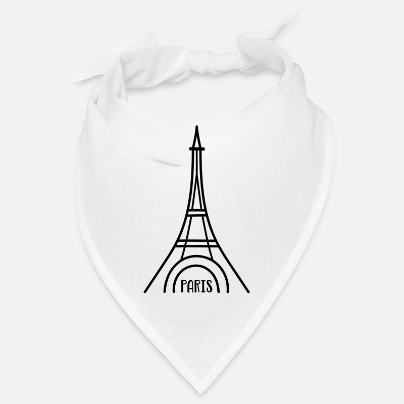Paris avec la Tour Eiffel Bandana