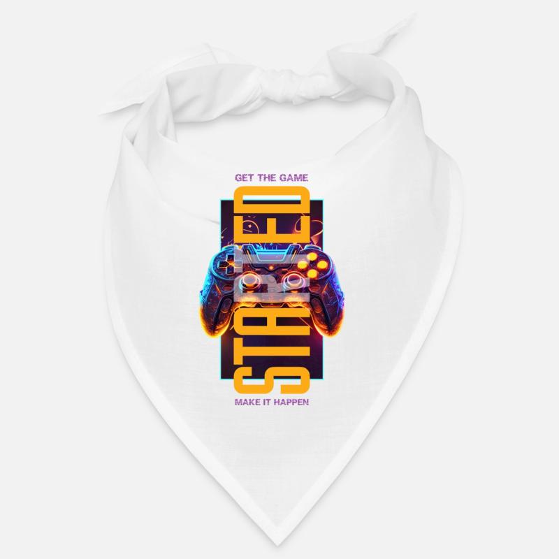 Get the game started - Bandana - blanc