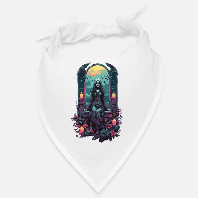 Occult Gothic Witch Magical Gloomy Halloween Bandana