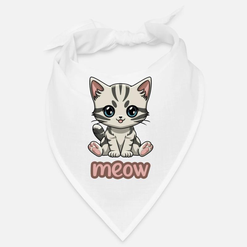 Sassy Kitten Meow - Adorable Feline Fun Tee Bandana