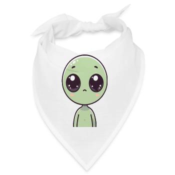 Süßer Alien - Bandana - Weiß - Vorne