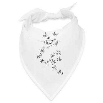 Tag des Drachensteigens - Bandana - Weiß - Vorne