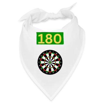 180 Dart Design - Bandana - Weiß - Vorne
