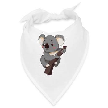 Koala - Bandana - Weiß - Vorne