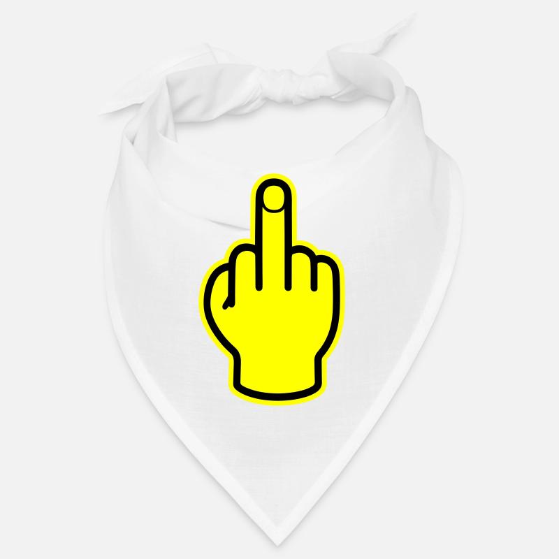 Mittelfinger Hand Provokativ Bandana