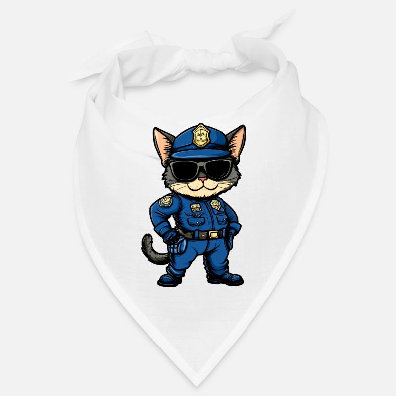 Polizei Katze Bandana